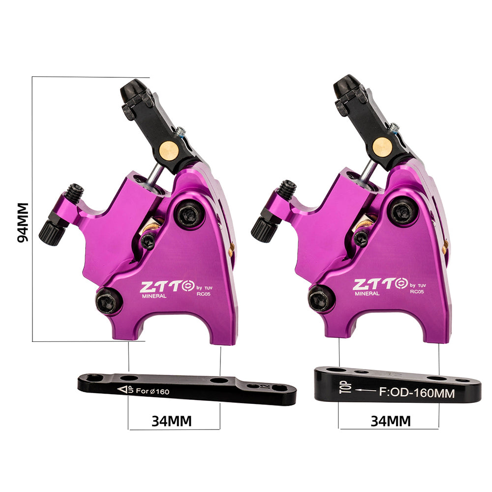 ZTTO Pro5.0 Road Bike Disc Brake Aluminum Alloy Hydraulic Brake Caliper ZTTO Pro5.0 Road Bike Disc Brake Aluminum Alloy Hydraulic Brake Caliper